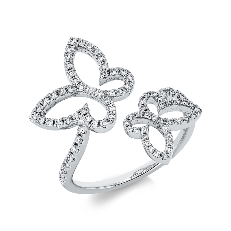 Tier Ring Weißgold 18kt 0,36ct