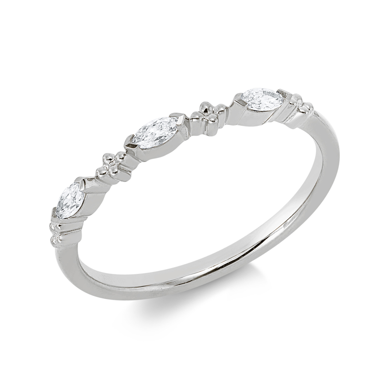 Modern Woman Ring Gelbgold 18kt 0,12ct
