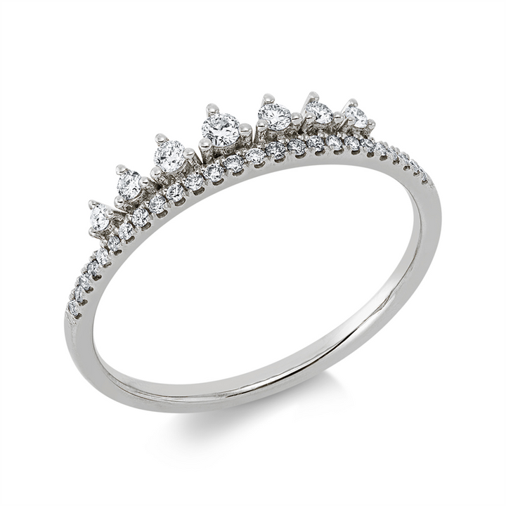 Modern Woman Ring Weißgold 18kt Ref-1IP48