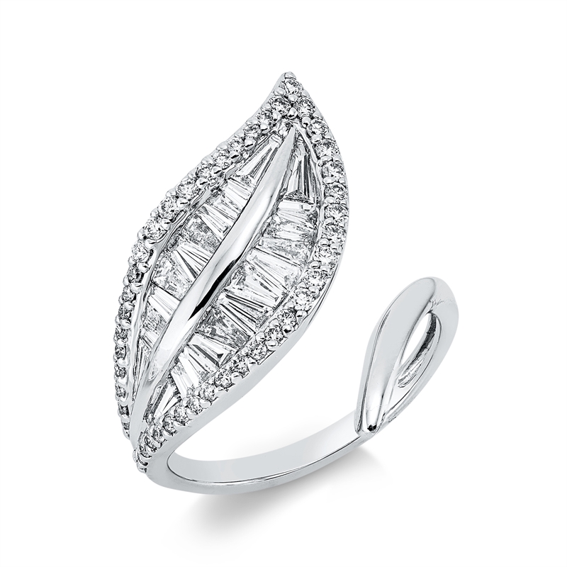 Baguette Ring Weißgold 18kt 1,06ct