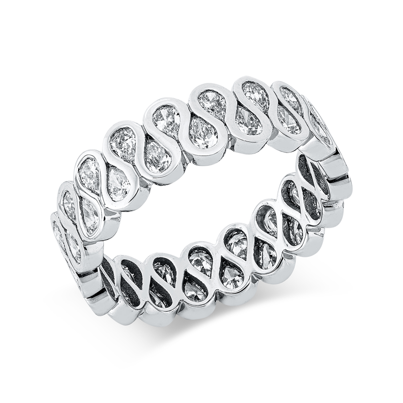 Exklusiv Ring Weißgold 18kt 1,94ct