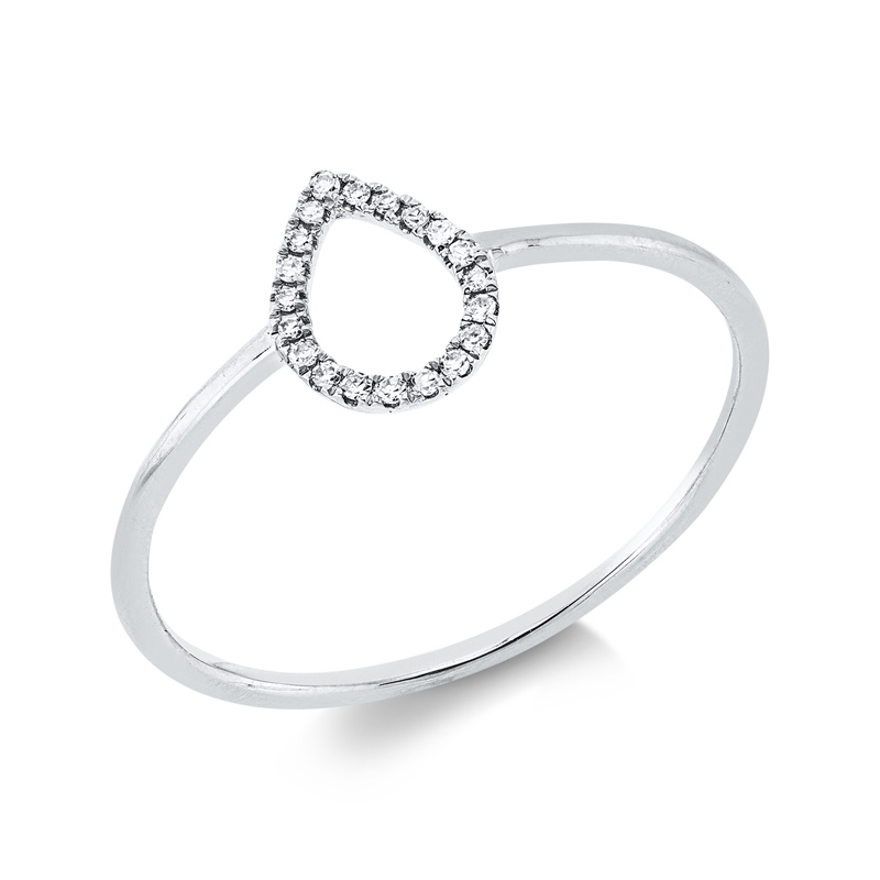 Modern Woman Ring Weißgold 18kt
