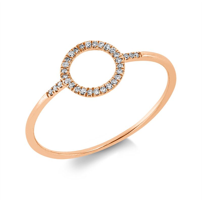 Symbol Ring Weißgold 18kt 0,05ct