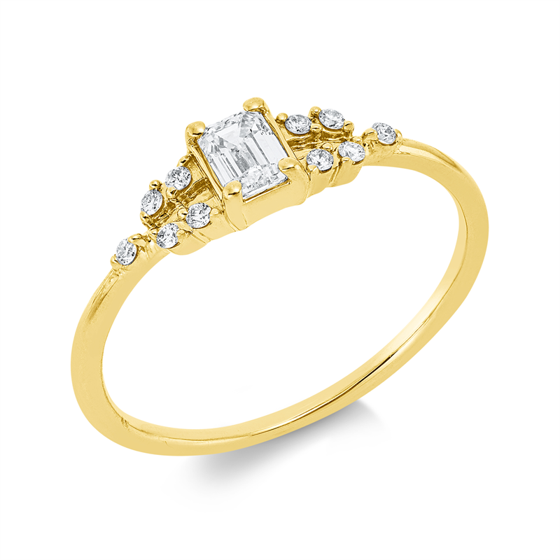 Modern Woman Ring Weißgold 18kt 0,32ct
