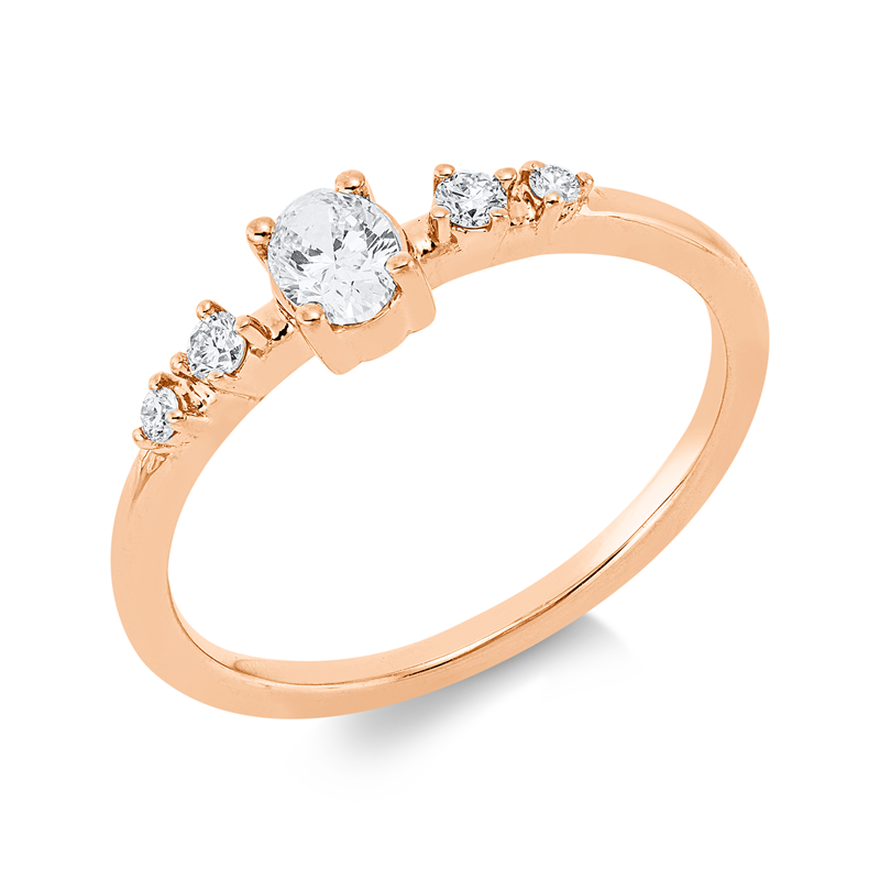 Modern Woman Ring Weißgold 18kt 0,34ct