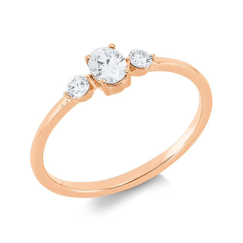 Modern Woman Ring Weißgold 18kt 0,25ct