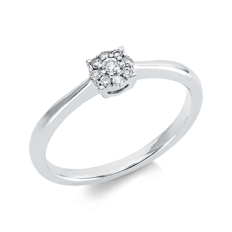 Illusion Classic Ring Weißgold 18kt Ref-1IZ82
