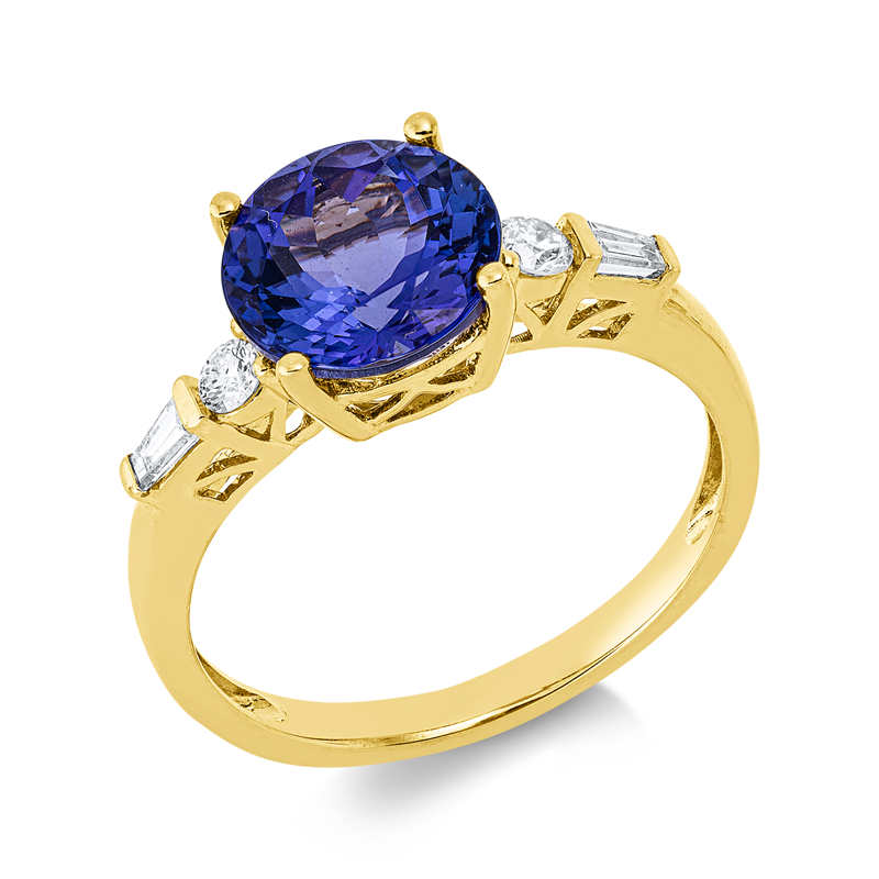 Farbstein Classic Ring Gelbgold 18kt 0,23ct