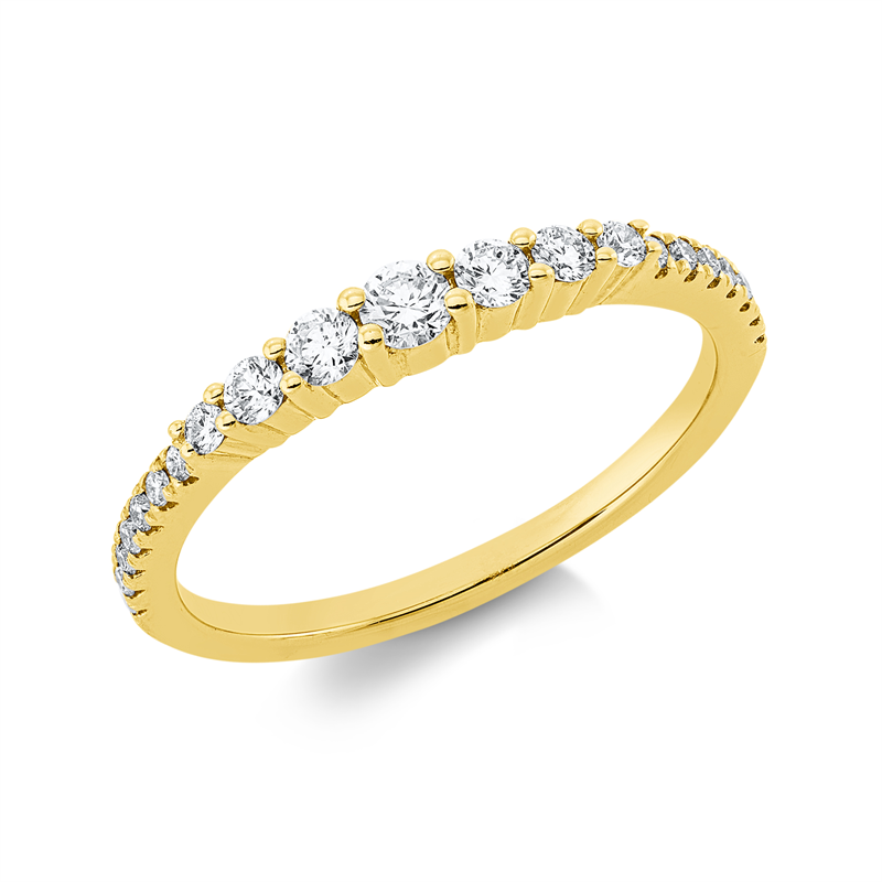 Modern Woman Ring Gelbgold 18kt 0,33ct