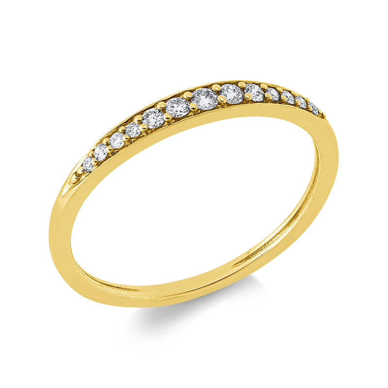 Modern Woman Ring Weißgold 18kt 0,13ct