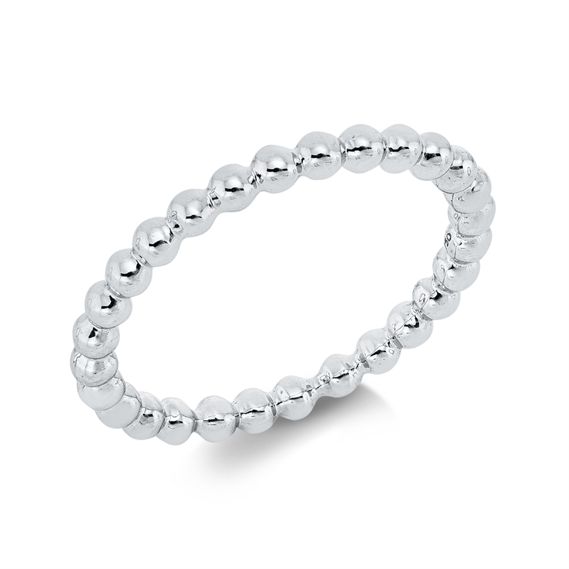 Plain Ring Weißgold 18kt