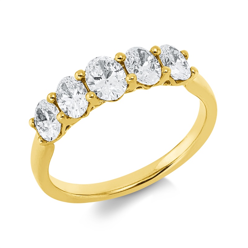 Exklusiv Ring Weißgold 18kt 1,17ct