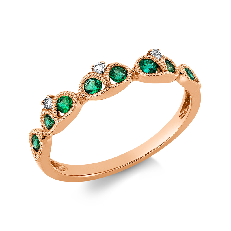 Farbstein Classic Ring Rotgold 18kt 0,03ct