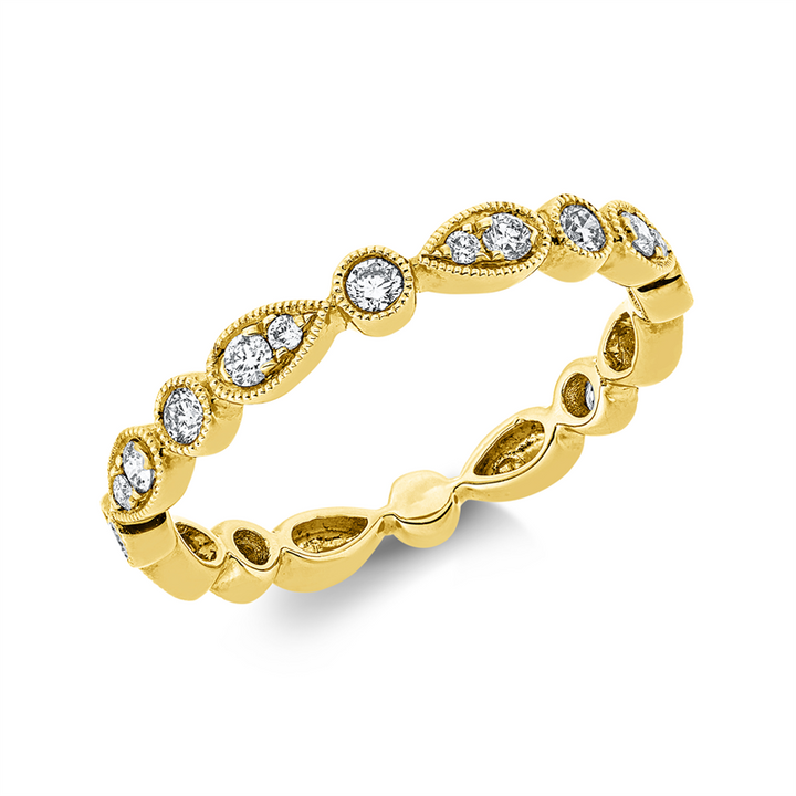 Modern Woman Ring Gelbgold 18kt Ref-1JH36
