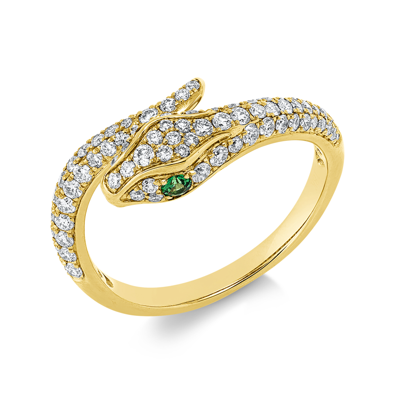 Tier Ring Weißgold 18kt 0,58ct