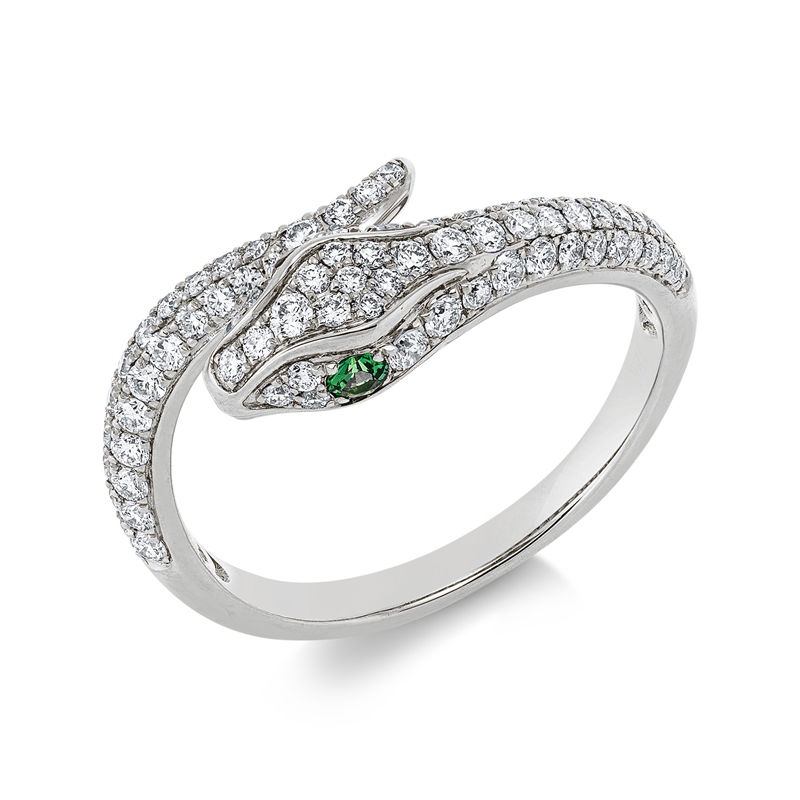 Tier Ring Weißgold 18kt 0,58ct