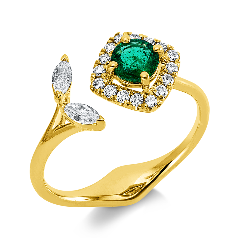 Farbstein Classic Ring Gelbgold 18kt 0,3ct