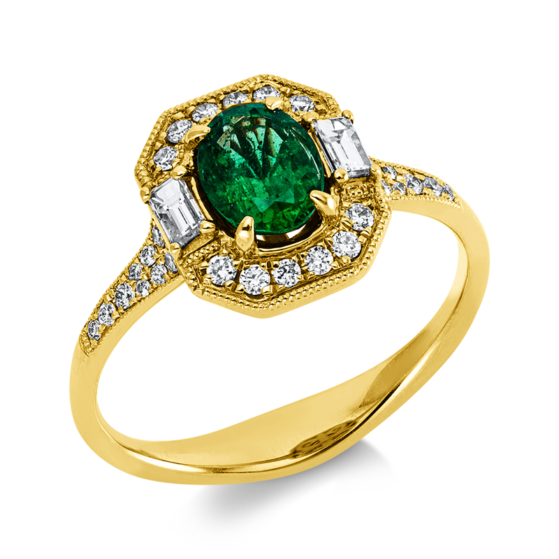 Farbstein Classic Ring Gelbgold 18kt 0,36ct