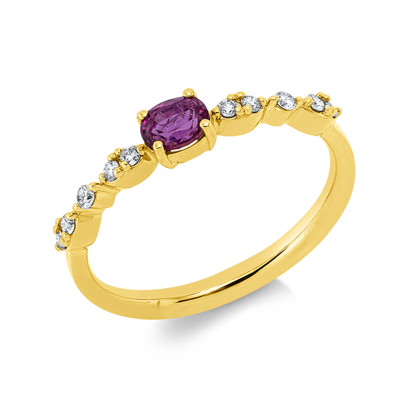 Farbstein Classic Ring Gelbgold 18kt 0,11ct