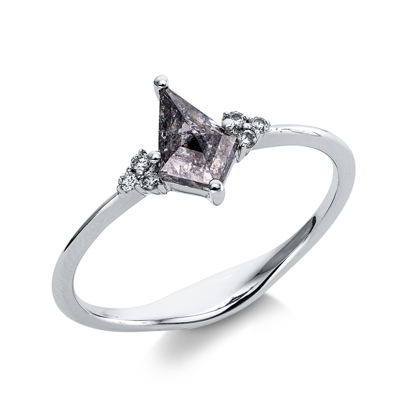 Farbiger Diamant Ring Weißgold 18kt 0,62ct