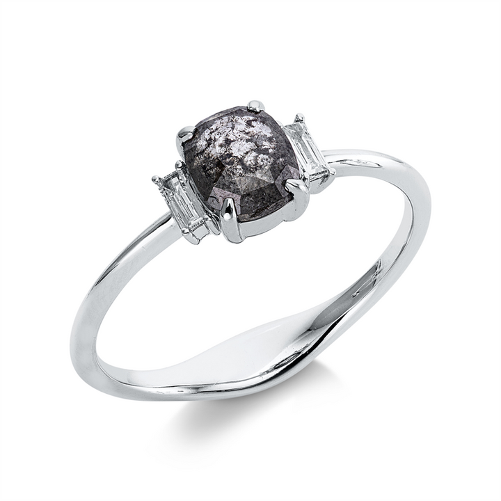 Farbiger Diamant Ring Weißgold 18kt Ref-1JJ75