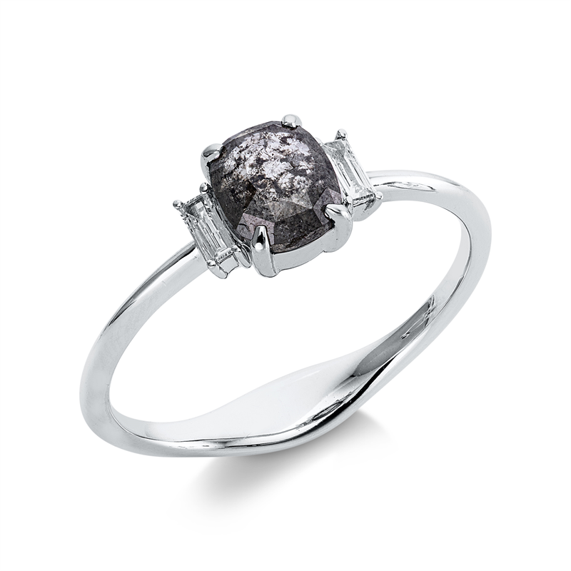 Farbiger Diamant Ring Weißgold 18kt 0,85ct