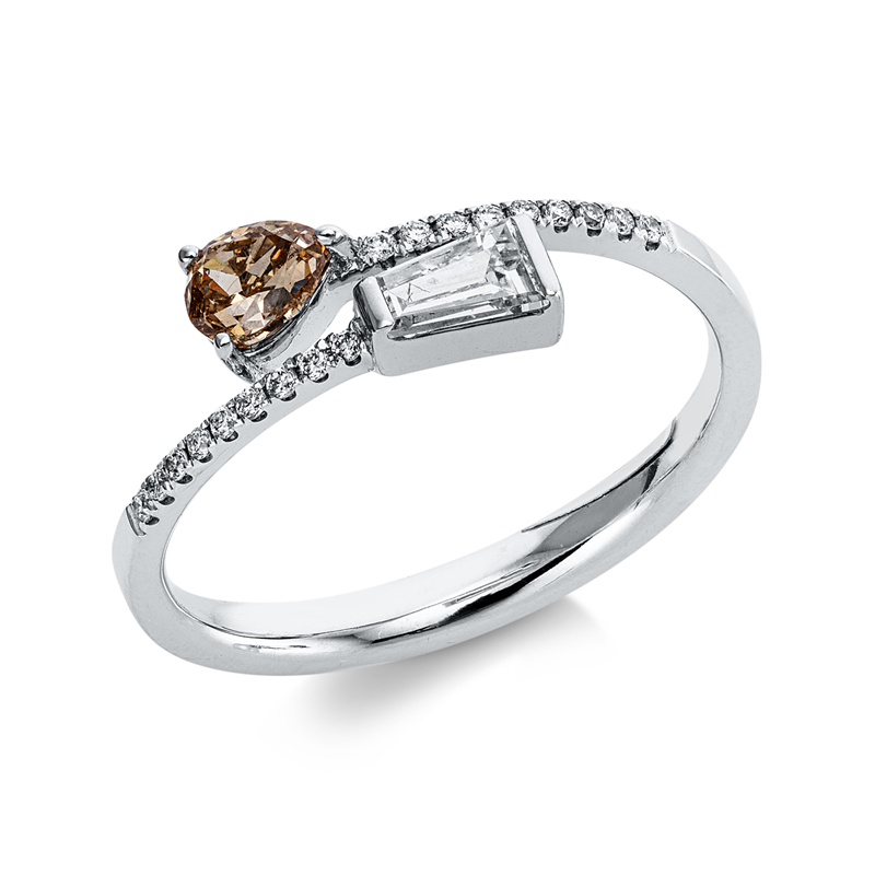 Modern Woman Ring Weißgold 18kt 0,57ct