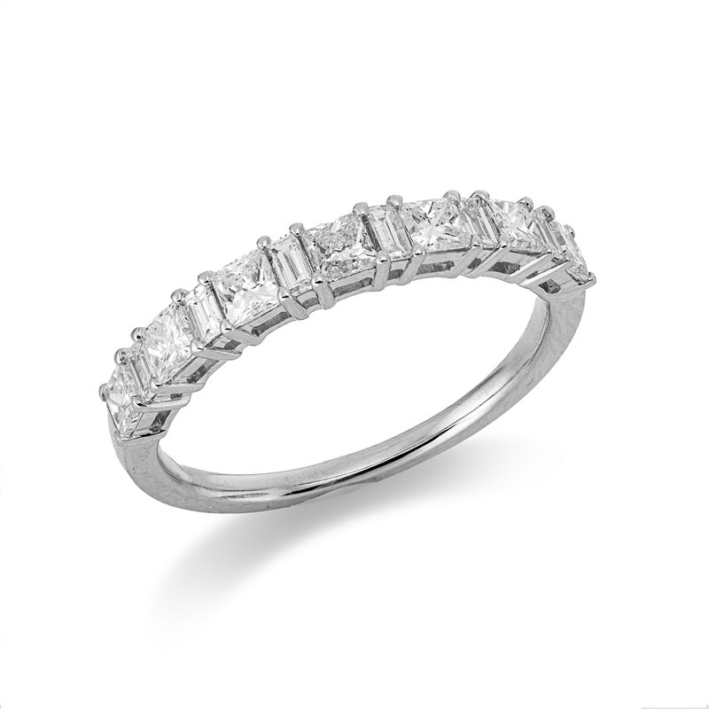 Baguette Ring Weißgold 18kt 0,92ct