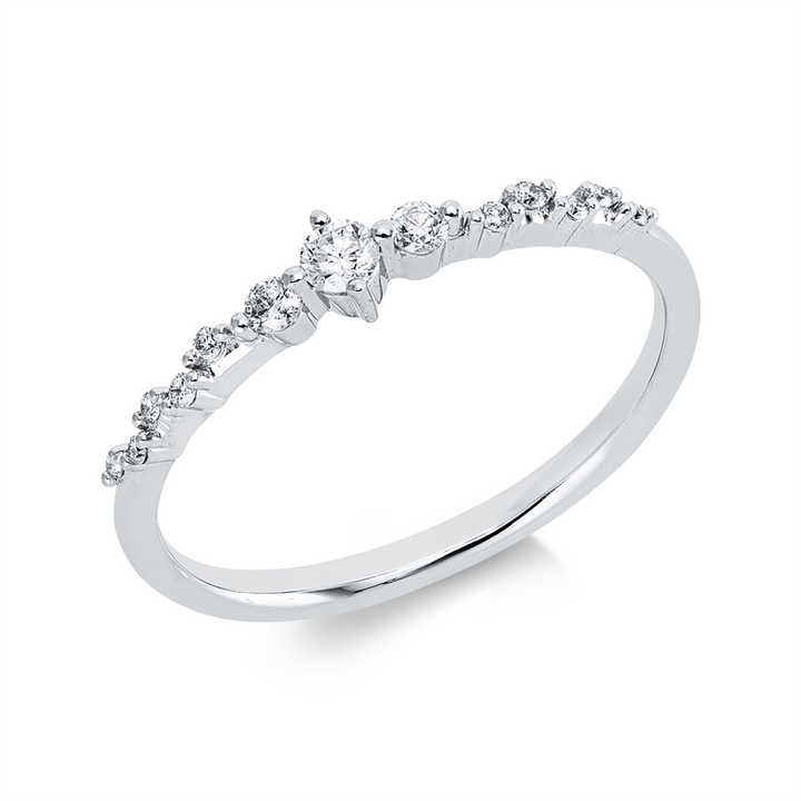 Modern Woman Ring Weißgold 18kt Ref-1JK76