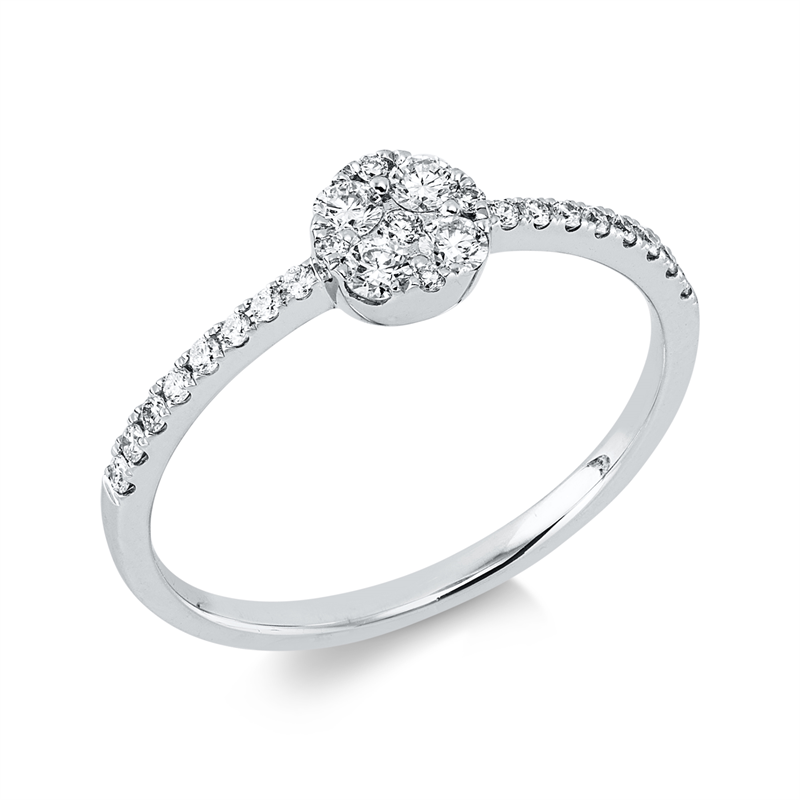 Illusion Classic Ring Weißgold 18kt Ref-1JK77