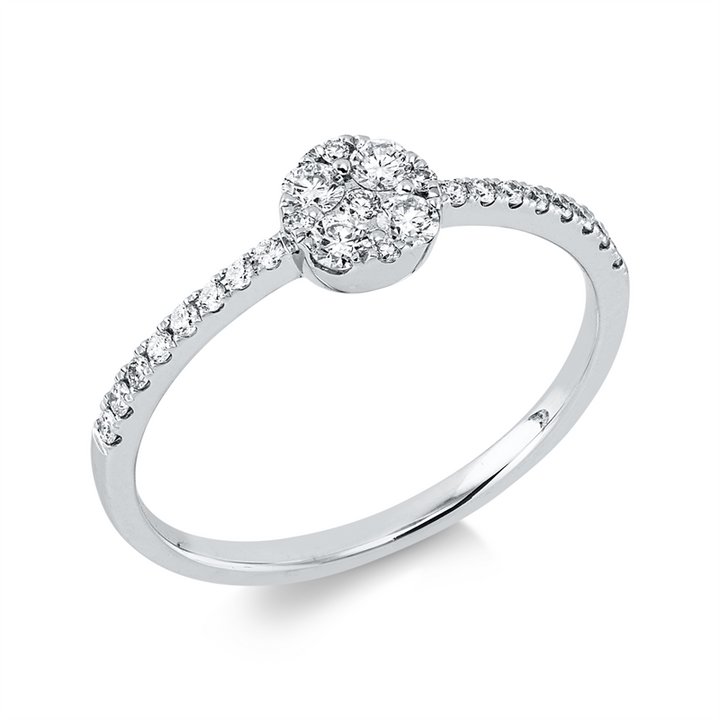 Illusion Classic Ring Weißgold 18kt Ref-1JK77