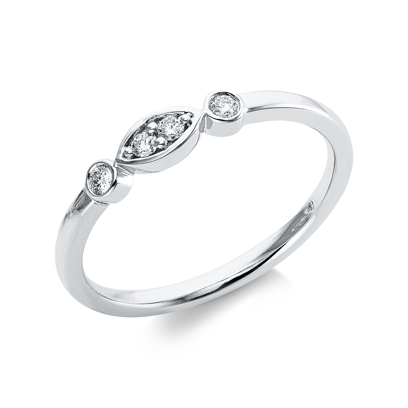 Modern Woman Ring Weißgold 18kt Ref-1JK94
