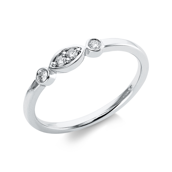 Modern Woman Ring Weißgold 18kt Ref-1JK94