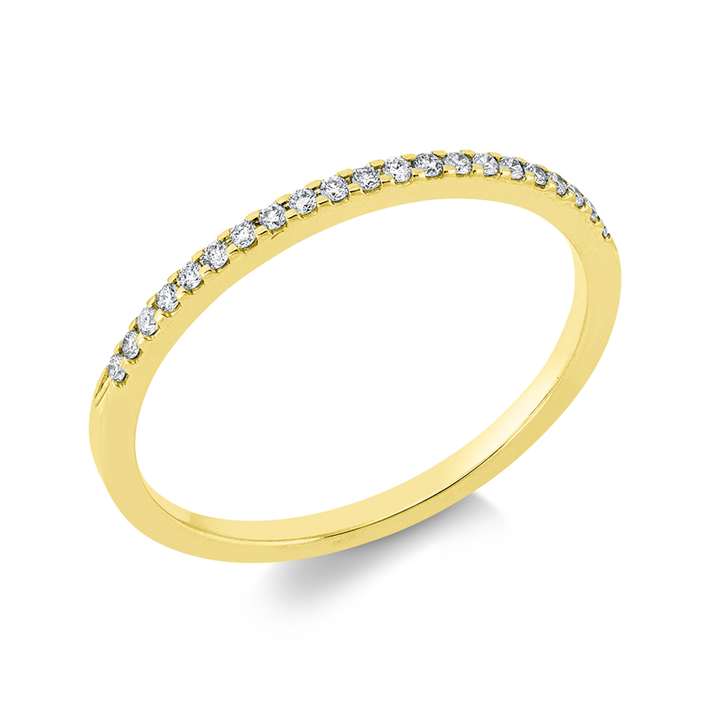 Modern Woman Ring Rotgold 18kt 0,09ct