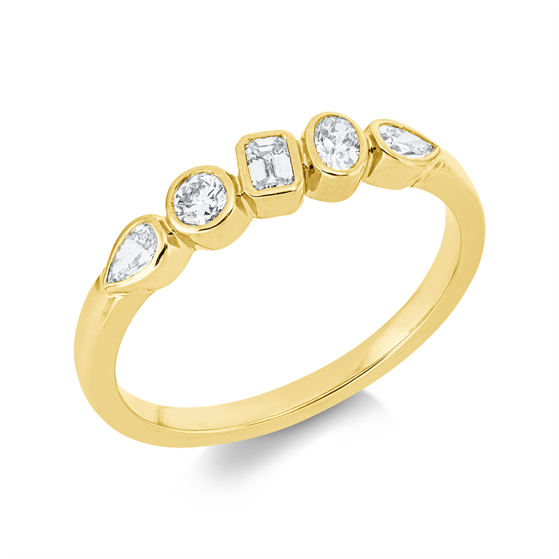 Modern Woman Ring Gelbgold 18kt Ref-1JK96