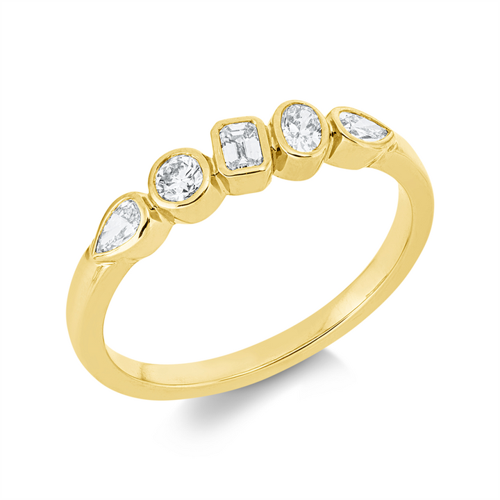 Modern Woman Ring Gelbgold 18kt Ref-1JK96