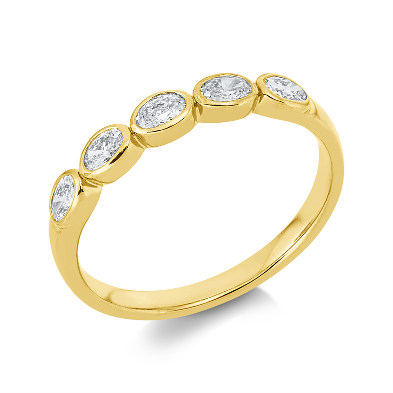 Modern Woman Ring Gelbgold 18kt 0,4ct