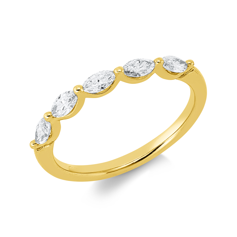 Modern Woman Ring Gelbgold 18kt 0,4ct