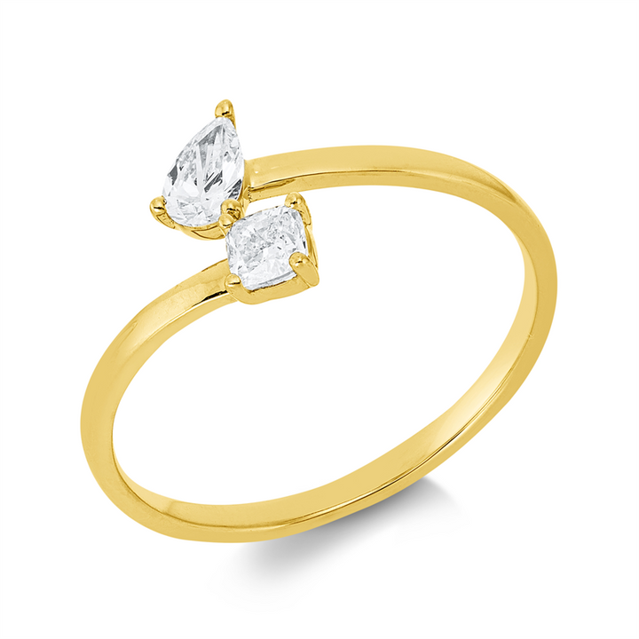 Modern Woman Ring Gelbgold 18kt Ref-1JL04