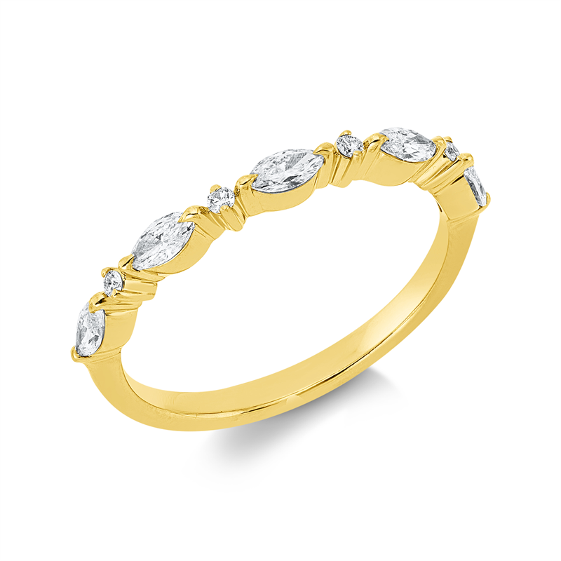 Modern Woman Ring Gelbgold 18kt 0,36ct