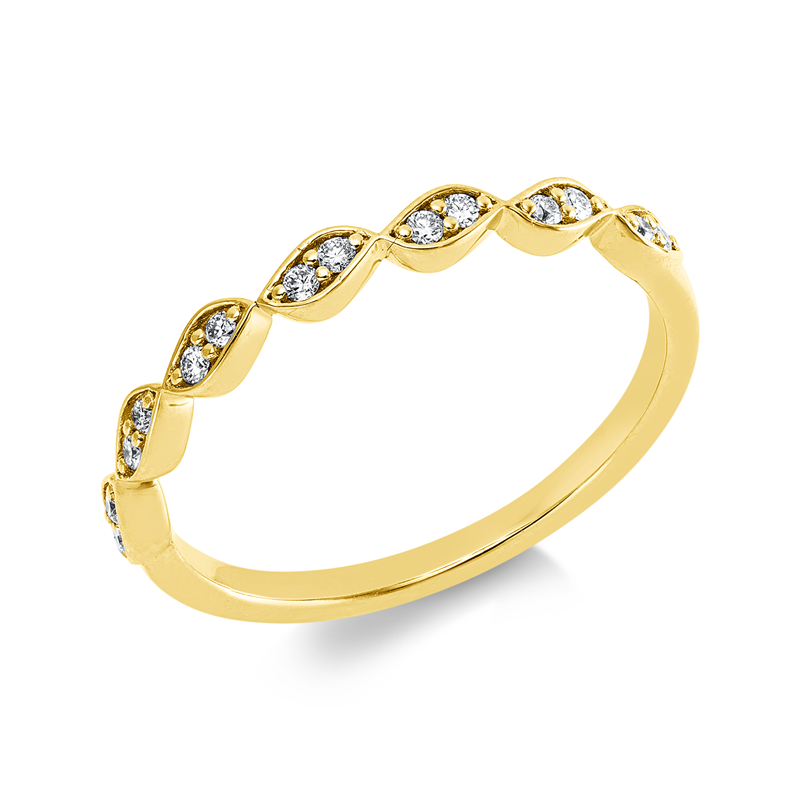 Modern Woman Ring Gelbgold 18kt Ref-1JL08