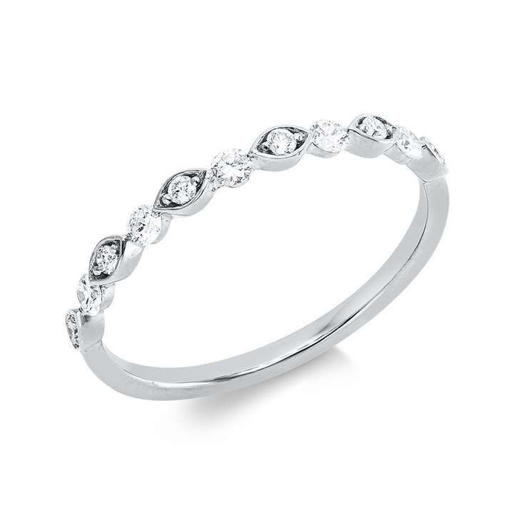Modern Woman Ring Weißgold 18kt Ref-1JL11