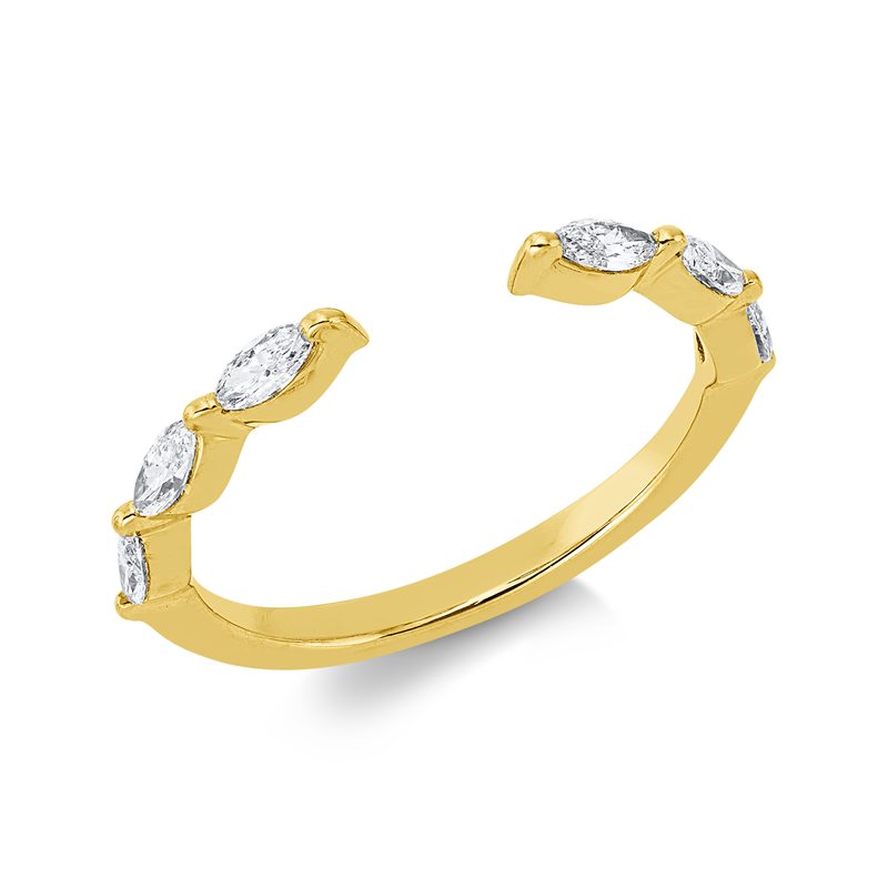 Modern Woman Ring Weißgold 18kt 0,4ct