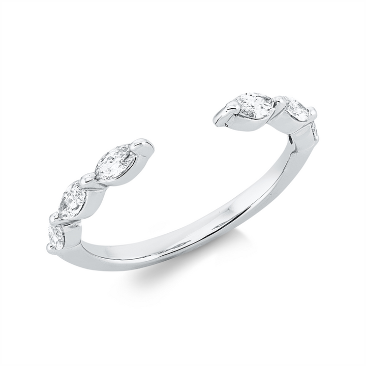 Modern Woman Ring Weißgold 18kt Ref-1JL12
