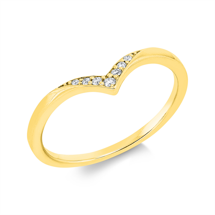 Modern Woman Ring Gelbgold 18kt Ref-1JL13