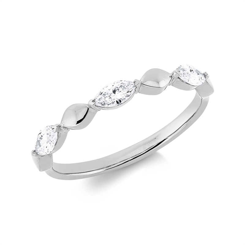 Modern Woman Ring Gelbgold 18kt 0,45ct
