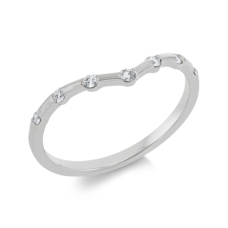 Modern Woman Ring Weißgold 18kt Ref-1JL35