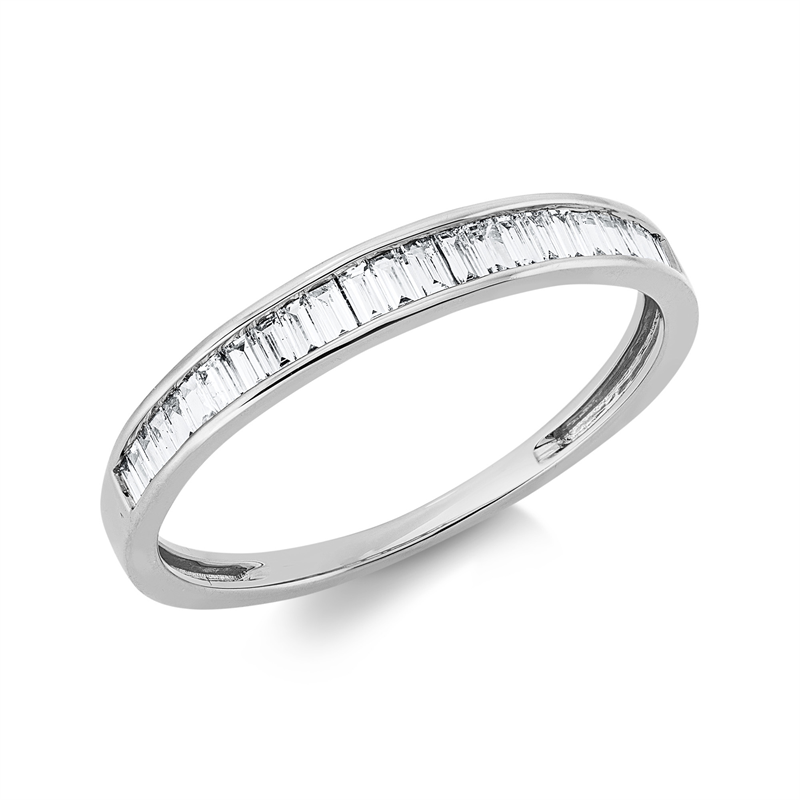 Baguette Ring Weißgold 18kt 0,21ct