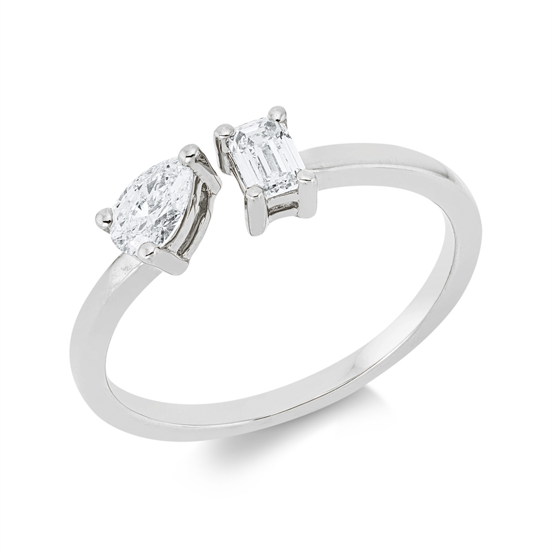 Baguette Ring Gelbgold 18kt 0,43ct