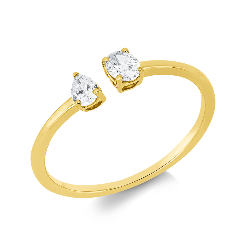Modern Woman Ring Gelbgold 18kt Ref-1JL46